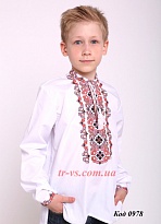 картинка Ukr Вишиванка для хлопчика 4428 машинна вишивка 140-158  4 шт. магазин Одежда+ являющийся официальным дистрибьютором