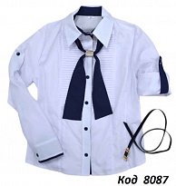 картинка -- Mevis Блуза для дівчинки  Х/Б на гудзиках ba54  152-164  3 шт магазин Одежда+ являющийся официальным дистрибьютором