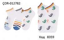 картинка Bross Шкарпетки бавовняні для хлопчика короткі СІТКА Малюнок ÇOR-012782 МІКС  12(3)шт. магазин Одежда+ являющийся официальным дистрибьютором