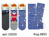 картинка Bross Шкарпетки махрові для хлопчика ABS МАЛЮНОК 10203  МІКС 12(3) шт. магазин Одежда+ являющийся официальным дистрибьютором