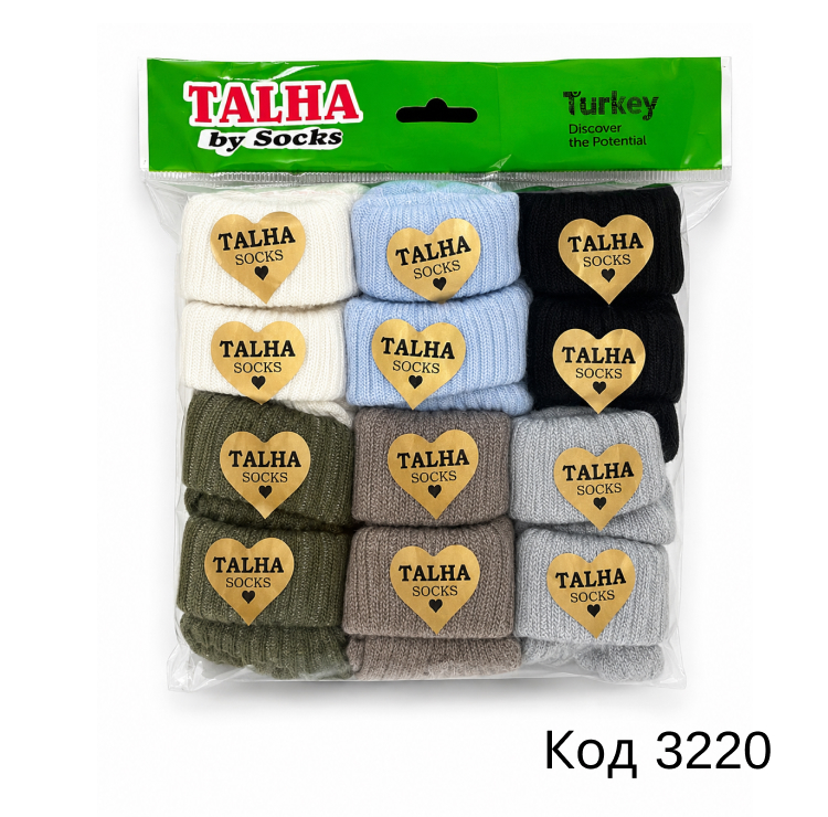 картинка Tr Шкарпетки для новонароджених Talha 125 щільна в'язка мікс ХЛОПЧИК 12 шт. магазин Одежда+ являющийся официальным дистрибьютором в России 