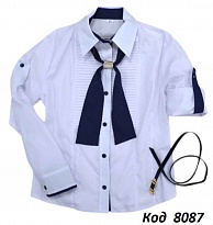картинка ,Mevis Блуза для дівчинки  Х/Б на гудзиках ba54  152-164  3 шт магазин Одежда+ являющийся официальным дистрибьютором