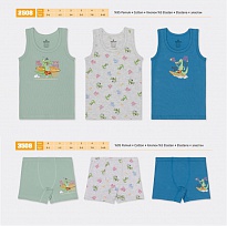 картинка BR Набір6 білизни для хлопчика(майка+боксери) 2508/3508   6(3)шт. магазин Одежда+ являющийся официальным дистрибьютором