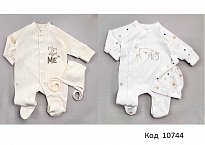 картинка MarioKids Комбінезон з шапкой інтерлок рубчик для дівчинки 56,62   4 шт. магазин Одежда+ являющийся официальным дистрибьютором в России 