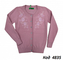 картинка --Ch Кофта для дівчинки на гудзиках  Xiaofeihu 9-17  5(4) шт магазин Одежда+ являющийся официальным дистрибьютором