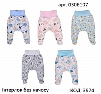 картинка ТТ Повзуни інтерлок МАЛЮНОК   0306107    62     5 шт магазин Одежда+ являющийся официальным дистрибьютором в России 