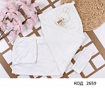 картинка Tr Рушник куточок + рукавичка махра NANA 20111 75*80  1шт. магазин Одежда+ являющийся официальным дистрибьютором в России 