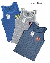 картинка BR  Майка для хлопчика 2668   06,07  6(3) шт магазин Одежда+ являющийся официальным дистрибьютором