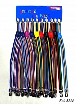 картинка Topgal Підтяжки  дитячі ПОЛОСКА кольорові 10 шт магазин Одежда+ являющийся официальным дистрибьютором