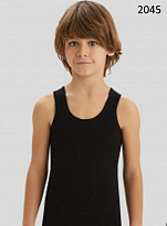 картинка BR  Майка для хлопчика 2045,02  ЧОРНИЙ   06,07   6(3) шт магазин Одежда+ являющийся официальным дистрибьютором