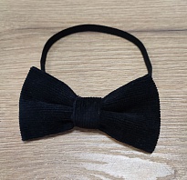 картинка Ukr Краватка-метелик для хлопчика ВЕЛЬВЕТ чорний   5(3) шт магазин Одежда+ являющийся официальным дистрибьютором