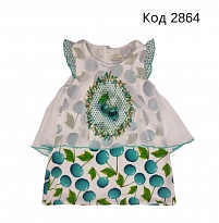картинка ,Tr Туніка для дівчинки короткий рукав BNN 032  092-110     4(3)шт магазин Одежда+ являющийся официальным дистрибьютором