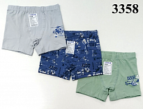 картинка BR Шорти боксери для хлопчика 3358  06   6(3) шт магазин Одежда+ являющийся официальным дистрибьютором