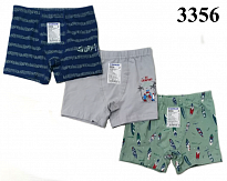 картинка BR Шорти боксери для хлопчика 3356  06   6(3) шт магазин Одежда+ являющийся официальным дистрибьютором
