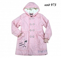 картинка .Ch Пальто для дівчинки легкий синтепон  8133  128,134,140  3р. магазин Одежда+ являющийся официальным дистрибьютором