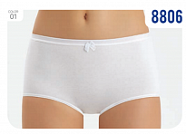 картинка BR Напів-шорти жіночі  8806,01  БІЛИЙ   12(3)шт  магазин Одежда+ являющийся официальным дистрибьютором