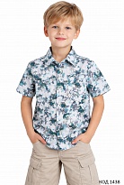 картинка ,Ch Сорочка для хлопчика короткий рукав кольорова 20-26(5-8 років)   4 шт. магазин Одежда+ являющийся официальным дистрибьютором