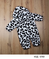 картинка МС Комбінезон вельсофт довгий  з капюшоном без ножок КЗ-2825  62-68-74р  3шт магазин Одежда+ являющийся официальным дистрибьютором в России 