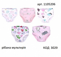картинка ТТ Труси рібана для дівчинки 1105206    80,86,92,98,104   5шт.  магазин Одежда+ являющийся официальным дистрибьютором