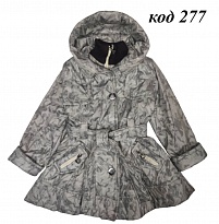 картинка Плащ для дівчинки на флісі Aixindao 10067  116-134. 4 р. магазин Одежда+ являющийся официальным дистрибьютором