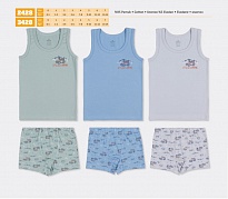 картинка BR Набір6 білизни для хлопчика(майка+боксери) 2428/3428    6(3) шт. магазин Одежда+ являющийся официальным дистрибьютором