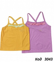 картинка ,Ukr Майка для дівчинки кулір  28-34  4(3) шт магазин Одежда+ являющийся официальным дистрибьютором