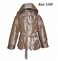 картинка .Ch Куртка для дівчинки легкий синтепон  (122-140)  4 шт. магазин Одежда+ являющийся официальным дистрибьютором