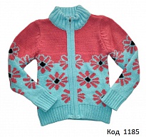 картинка ,Tr Кофта в'язана Напів/Шерсть ADA 5044 для дівчинки/ (98-110) 4(2) шт магазин Одежда+ являющийся официальным дистрибьютором