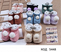 картинка Tr Пінетки велюр для новонародженних  PİNO  3744 12(3). шт. магазин Одежда+ являющийся официальным дистрибьютором в России 