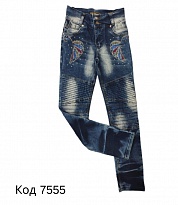 картинка --Tr Штани для дівчинки ДЖИНС Kroush 1923 85-105   5 р. магазин Одежда+ являющийся официальным дистрибьютором