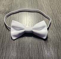 картинка Ukr Краватка-метелик для хлопчика БІЛИЙ 5шт магазин Одежда+ являющийся официальным дистрибьютором