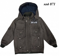картинка ,Ch Вітрівка для хлопчика на флісі 9826  ConnonDale L/XL/XXL( 110-122)  3 р. магазин Одежда+ являющийся официальным дистрибьютором