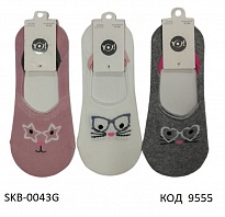 картинка YO Сліди для дівчинки SKB-0043G    МІКС кольорів    31-34   3 шт магазин Одежда+ являющийся официальным дистрибьютором