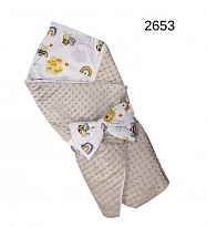 картинка LtAn Конверт-плед для новонароджених  плюш “Іринка” (80*90)   1 шт. магазин Одежда+ являющийся официальным дистрибьютором в России 