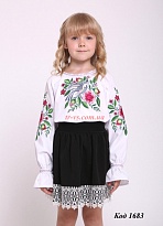 картинка Ukr Вишиванка для дівчинки 4342 машинна вишивка 140-158 4 шт. магазин Одежда+ являющийся официальным дистрибьютором