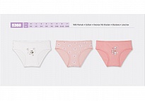 картинка BR Труси для дівчинки  5360,99   CAT лапки   06,07 12(6) шт. магазин Одежда+ являющийся официальным дистрибьютором