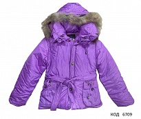 картинка ,Ch Куртка для дівчинки синтепон  6-9 років  (M-XL) 134-152  БУЗОК   4(1)шт магазин Одежда+ являющийся официальным дистрибьютором