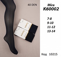 картинка ArtiKatamino Колготки капронові 40 DEN  90%ПА,10%Ел  ОДНОТОН К60002  Siyah(чорний) 6(1) шт. магазин Одежда+ являющийся официальным дистрибьютором