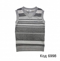 картинка .Tr Жилет трикотажний для хлопчика Bold 7909 116-176  6 шт магазин Одежда+ являющийся официальным дистрибьютором