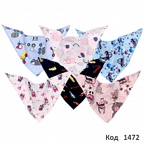 картинка ТТ Слинявчик інтерлок "Трикутник" Ф-1  кнопка 10 шт магазин Одежда+ являющийся официальным дистрибьютором в России 