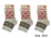 картинка DUNA Шкарпетки бавовняні для дівчинки ВИШИВАНКА   460  6(3)шт магазин Одежда+ являющийся официальным дистрибьютором