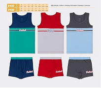 картинка BR Набір6 білизни для хлопчика(майка+боксери) 2432/3432    06   6(3)шт. магазин Одежда+ являющийся официальным дистрибьютором