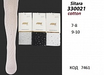 картинка ArtiKatamino Колготки бавовняні для дівчинки АЖУР СТРАЗИ 330021 МІКС   6(3) шт. магазин Одежда+ являющийся официальным дистрибьютором