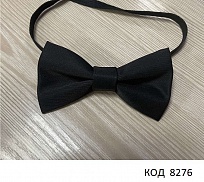 картинка Ukr Краватка-метелик для хлопчика ОДНОТОН АТЛАС КОТОН ЧОРНИЙ  5 шт магазин Одежда+ являющийся официальным дистрибьютором