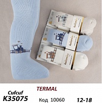 картинка ArtiKatamino Колготки махрові для хлопчика ясельні МАЛЮНОК К35075 МІКС 6-12//12-18   3шт. магазин Одежда+ являющийся официальным дистрибьютором