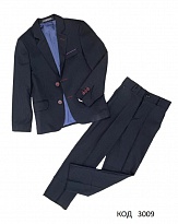 картинка Suzie Костюм (ПІДЖАК+штани) для хлопчика Темно-синій клітинка   122-146 р. магазин Одежда+ являющийся официальным дистрибьютором