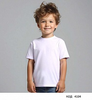картинка ТТ Футболка кулір 0601088біл 110-128   БІЛИЙ  4 шт         магазин Одежда+ являющийся официальным дистрибьютором