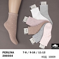 картинка ArtiKatamino Шкарпетки бавовняні для дівчинки МАЛЮНОК 200564 МІКС кольорів  12(3) шт. магазин Одежда+ являющийся официальным дистрибьютором