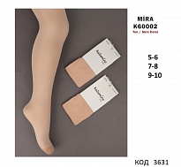 картинка ArtiKatamino Колготки капронові 40 DEN  90%ПА,10%Ел  ОДНОТОН К60002  TEN(БЕЖЕВИЙ) 6(1) шт. магазин Одежда+ являющийся официальным дистрибьютором