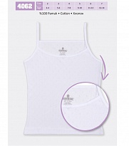 картинка BR Майка для дівчинки 4062.01 БІЛИЙ    06,07  6(3) шт. магазин Одежда+ являющийся официальным дистрибьютором